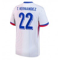 Frankreich Theo Hernandez #22 Auswärtstrikot EM 2024 Kurzarm